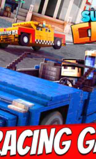 Survival Cars . Free Blocky Craft Car Racing Games For Kids 3D 1