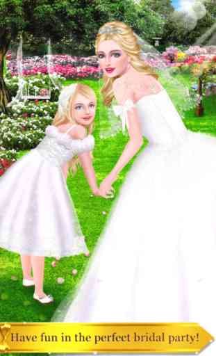 Sweet Wedding Day : Bridal Girls Salon - Spa, Makeup & Dress Up Makeover Game 1