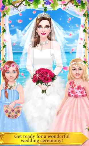 Sweet Wedding Day : Bridal Girls Salon - Spa, Makeup & Dress Up Makeover Game 2