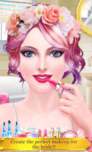 Sweet Wedding Day : Bridal Girls Salon - Spa, Makeup & Dress Up Makeover Game 3