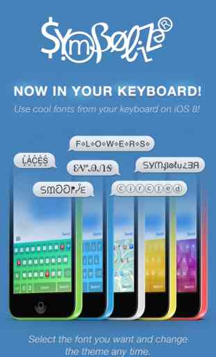 Symbolizer Fonts Keyboard with Fancy Emoji Symbols for Facebook and Instagram 2