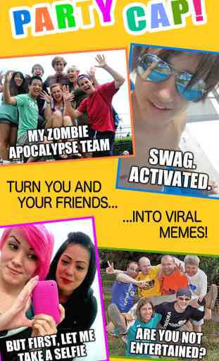 Taking Selfies With Friends - Add Funny Captions and Create Viral Meme Pictures to Share from any Party or Selfie Photo 1