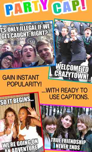 Taking Selfies With Friends - Add Funny Captions and Create Viral Meme Pictures to Share from any Party or Selfie Photo 4