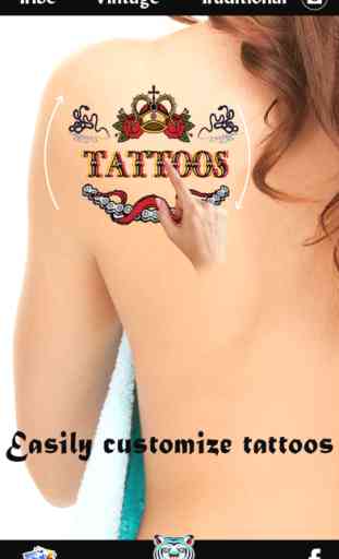 Tattoo Camera - Take photo and create images with beautiful tattoo design effects 2