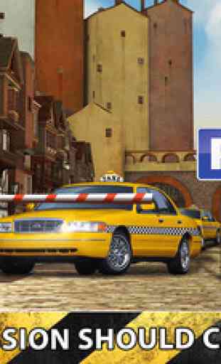 Taxi Cab Driver 2016 - Yellow Car Parking in New York City Traffic Simulator 2