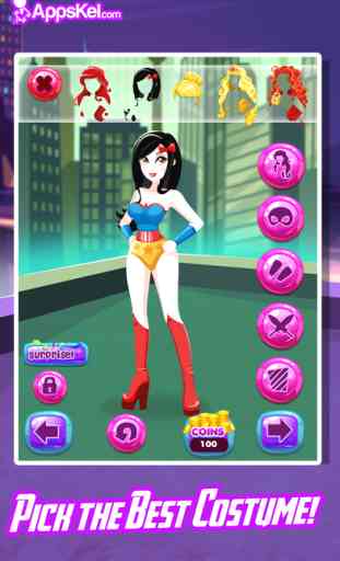 SuperHero Beauty Frenzy 2– Dress Up Games for Free 3