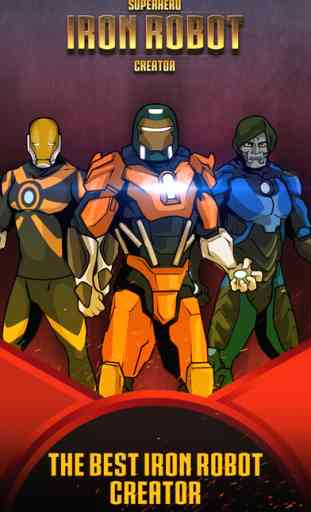 Superhero Iron Robot Creator for Avengers Iron-Man 1