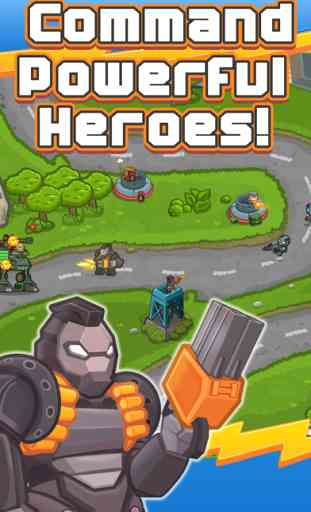SuperHero Iron War TD Defense – Defence Games Free 1