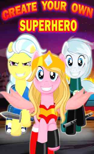 Superhero Pony Descendants Creator Dress Up Games 1