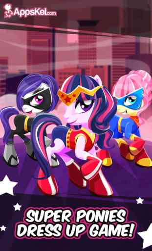 Superhero Pony Descendants Creator – Dress Up Games for Kids Free 1