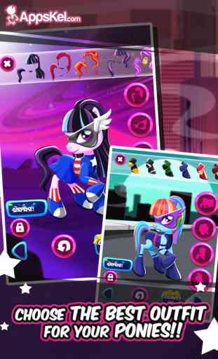 Superhero Pony Descendants Creator – Dress Up Games for Kids Free 2
