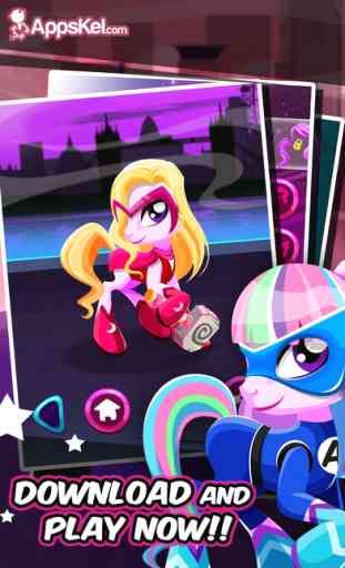 Superhero Pony Descendants Creator – Dress Up Games for Kids Free 4
