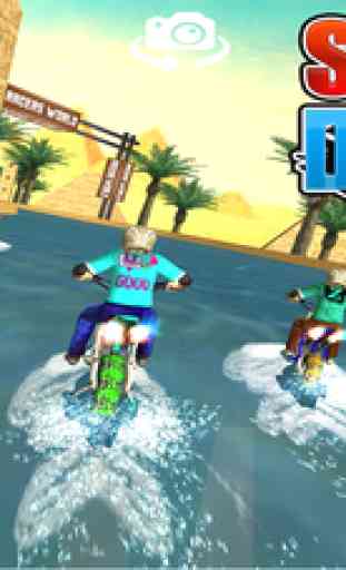 Surfing Dirt Bike - Free 3D Dirt Bike Racing Games 2