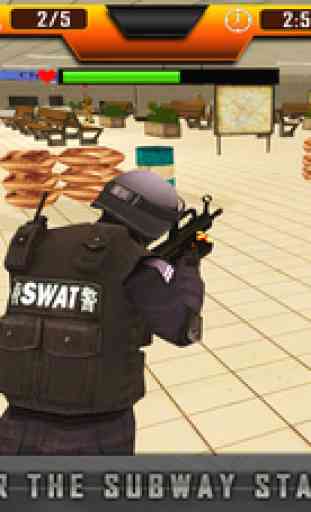 Swat force Sniper Subway Mission 3