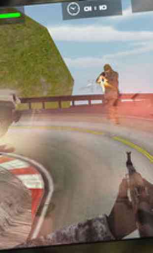 SWAT Police Sniper Shooter vs Mountain Mercenary Army 3D 2