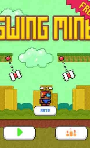 Swing Mine - Cool Pixel Heli-Copter Action Game 4