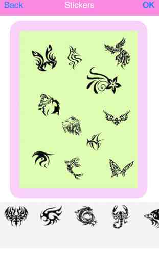 Tattoo Art Sticker Camera - For Your Photo or Pict 3