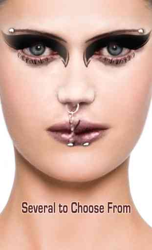 Tattoo My Face - Gothic Vamp 3