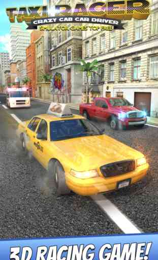 Taxi Racer . Crazy Cab Car Driver Simulator Games Top Free 1