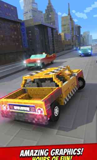 Taxi Survival . Mine Driver Exploration Racing Game For Kids Free 4