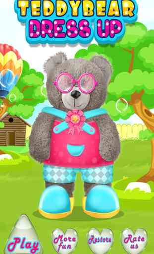 Teddy Bear Makeover - A Animal Makeup & Dress-up Game 3