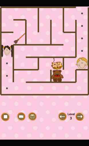 Teddy Bear Maze (sister vs brother) 2