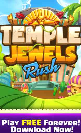 Temple Jewel Rush Deluxe : Magic World Of Puzzle 3 1