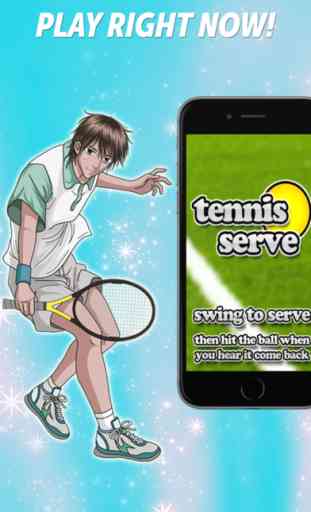 Tennis Serve - Like a real game of tennis! 1