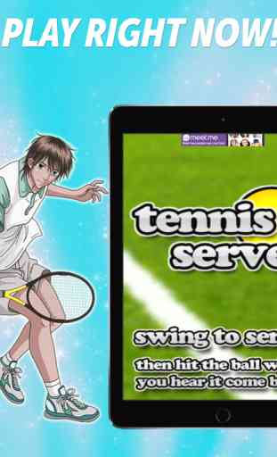 Tennis Serve - Like a real game of tennis! 2