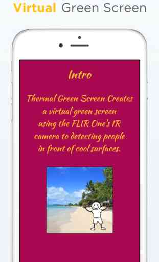 Thermal Green Screen for the FLIR One 2