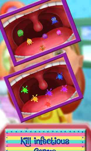 Throat Surgery – Cure crazy mouth patients in virtual doctor game 2