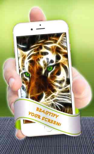 Tiger Wallpaper - Wild Edition - Big Cat Background & Jungle Animal Lock Screen Theme.s 2