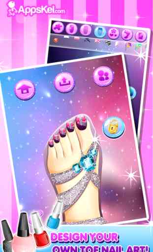 Toe Nail Salon For Fashion Girls - Be The Princess Beauty And Have The Foot With The Best Style 1