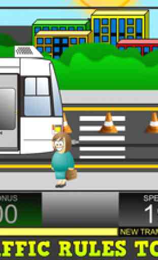 Tram Simulator 2D - City Train Driver - Virtual Pocket Rail Driving Game 3