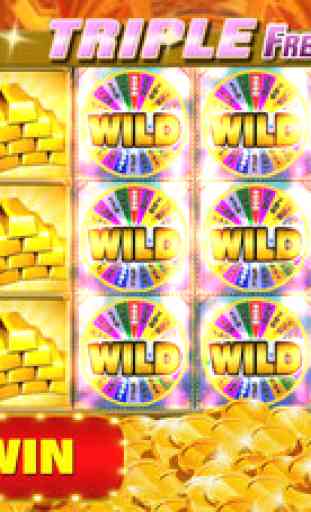 Triple Frenzy Slots - FREE Las Vegas Casino Slot Machine & Triple Wheel Bonus 2