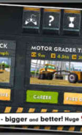 Trucker: Construction Parking Simulator - realistic 3D lorry and truck driver free racing game 2