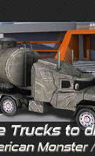 Trucker: Parking Simulator - Realistic 3D Monster Truck and Lorry 'Driving Test' Free Racing Game 3