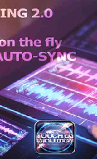 Touch DJ™ Evolution - Visual Mixing, Key Lock, AutoSync 3