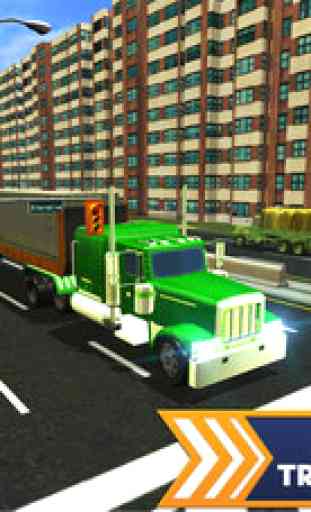 Trailer Truck Simulator – Cargo container transporter & driving game 2