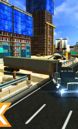 Trailer Truck Simulator – Cargo container transporter & driving game 4