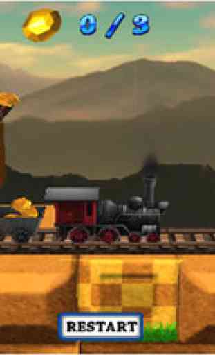 Train delivery driver simulator - free train games, fun physics games. 1