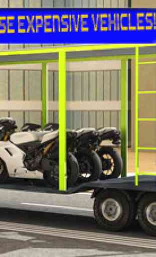 Transport Truck Driver Motorcycle Cargo Simulator 3D 3