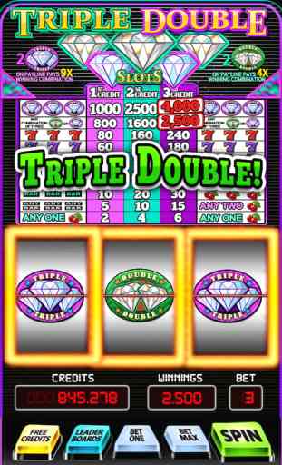 Triple Double Slots - Classic Diamond Slot Machine 3