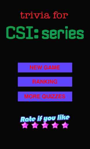 Trivia for CSI a fan quiz with questions and answers 1
