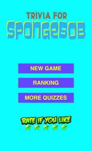 Trivia for SpongeBob fans quiz 1