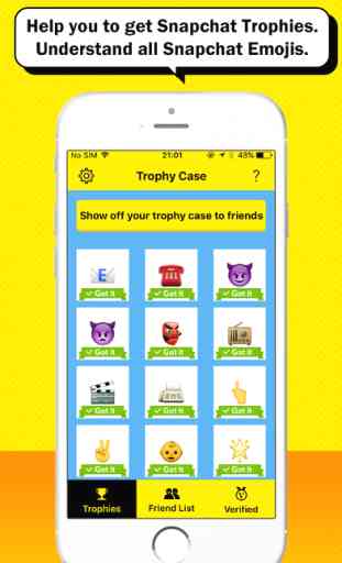 Trophy & Emojis Guide for Snapchat 1