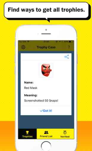 Trophy & Emojis Guide for Snapchat 2