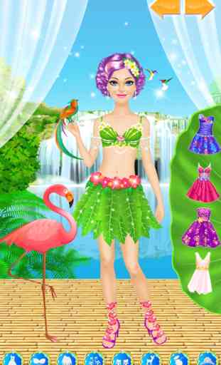 Tropical Princess: Girls Makeup and Dress Up Games 4