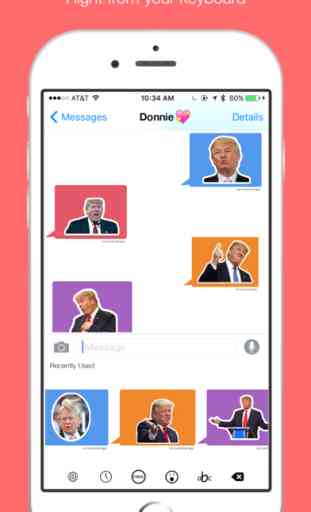 Trumpmoji - Donald Trump 2016 Emoji & Meme Keyboard For iPhone Texting 2