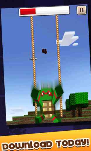Turtle Ninja Dash - Pixel World Ninja Moves 1